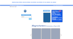 Desktop Screenshot of magnicharter.com.mx